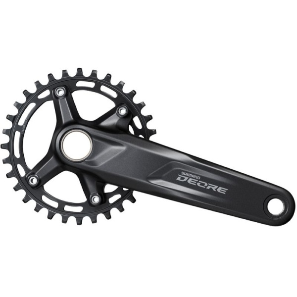 Шатун без каретки AL L175мм 30T с интегр.осью черный SHIMANO Deore FC-M5100-1