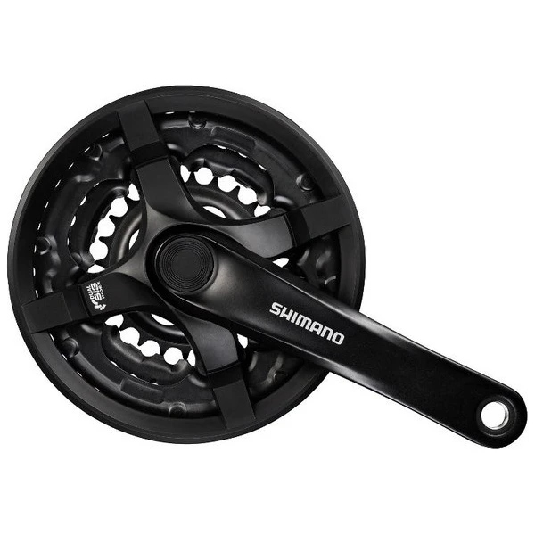 Шатун AL L170 мм 28-38-48Т під квадрат, чорний SHIMANO FC-TY501-2