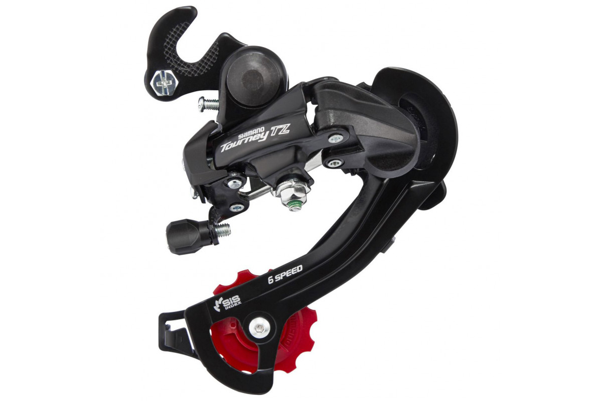 Переключатель задн. 7 скор. под крюк черный SHIMANO RD-TZ500В 1 Переключатель задн. 7 скор. под крюк черный SHIMANO RD-TZ500В