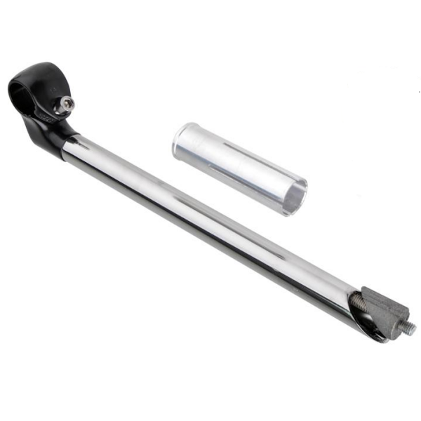 Вынос 1-1/8", 25,4мм 45/300мм с адаптером черный (C-M-0108)