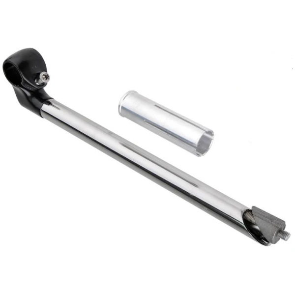 Вынос 1-1/8", 25,4мм 45/300мм с адаптером черный (C-M-0108)