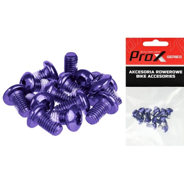 Комплект винтов Prox M5x10мм 12шт для ротора, фиолетовый (C-UH-T-0086)