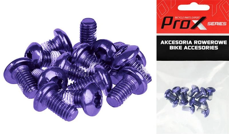 Комплект винтов Prox M5x10мм 12шт для ротора, фиолетовый (C-UH-T-0086) 1 Комплект винтов Prox M5x10мм 12шт для ротора, фиолетовый (C-UH-T-0086)
