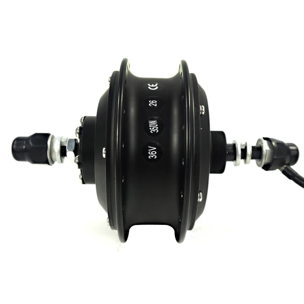 Мотор GP 36G27R редукторный 36В 350Вт, задний, 36H 12G под трещотку