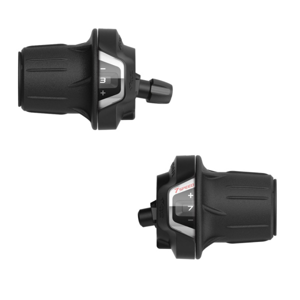 Ручки переключения Грипшифт L3 R7 SHIMANO RV300 индекс. с дисплеем