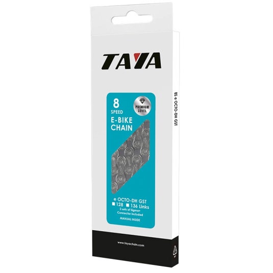 Цепь Taya eOCTO-DH 8 шв 1/2"X3/32", 136L, GST-500 (LAN-123)