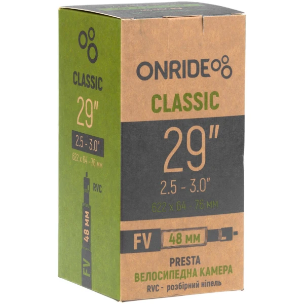Камера ONRIDE Classic 29"x2,5-3,0" (622x64-76) FV 48 RVC