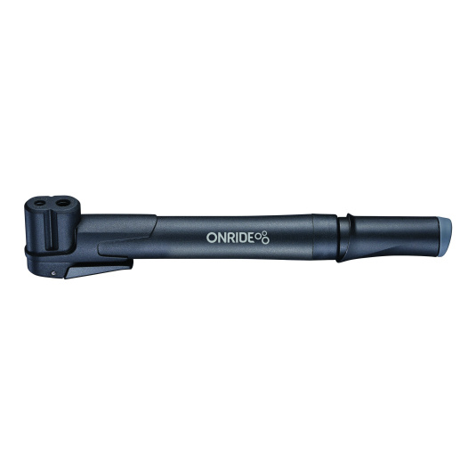 Насос компактный ONRIDE Vise пластиковый, 25см, макс. давление 80 PSI, головка с двумя отверстиями под FV/AV