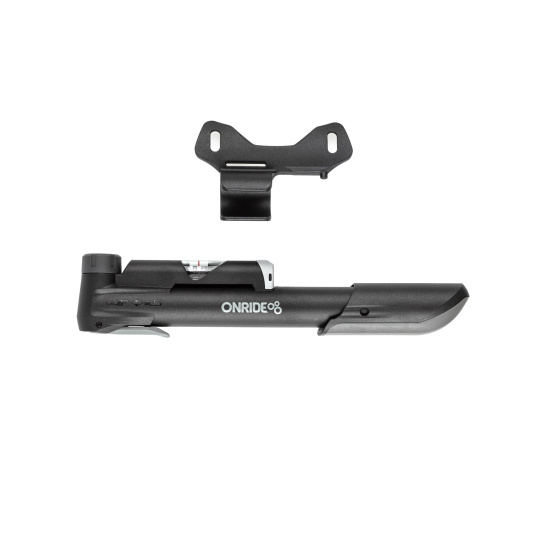 Насос компактный ONRIDE Counter 10 пластиковый, 25см, с манометром макс. давление 120PSI головка FV/AV