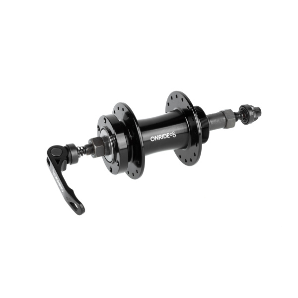 Втулка задняя ONRIDE Hub 10R, под трещотку, 32 отверстия, disc, шарики, 135 QR, черная