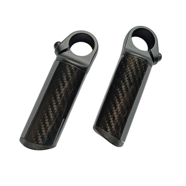 Рожки AL Bar Ends 80мм/22.2мм сarbon черный (35741)