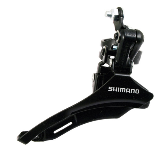 Передний переключатель Shimano FD-TZ30 нижняя тяга, 28.6мм черный (FD-TZ30-down)