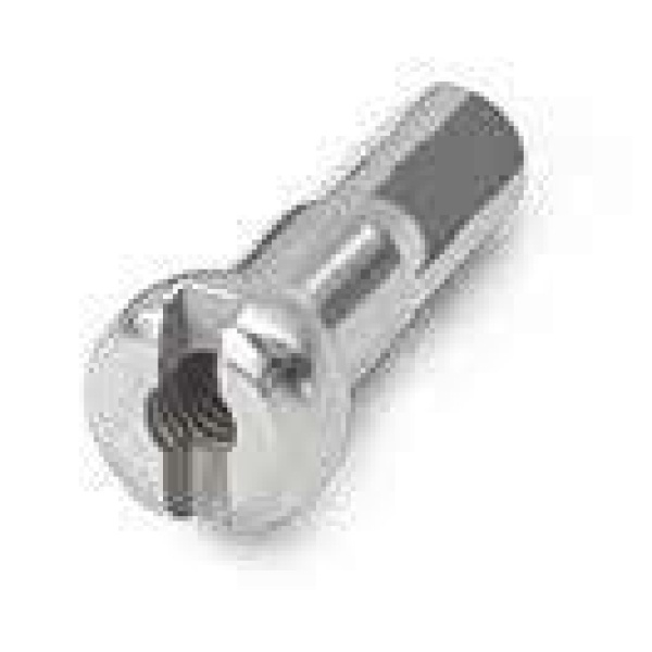 Ниппель Remerx 13G, 14х2,3 мм, латунь, серебристый (100 шт.)