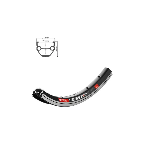 Обод DT SWISS 535 29x19 RIM BRAKE 36отв.