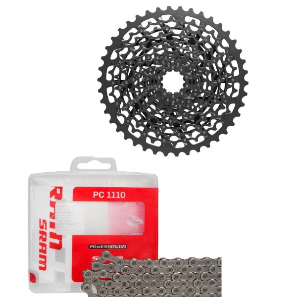 Кассета Sram PG1150 11sp 10-42 + цепь  Sram PC1110 групсет (PIA520)