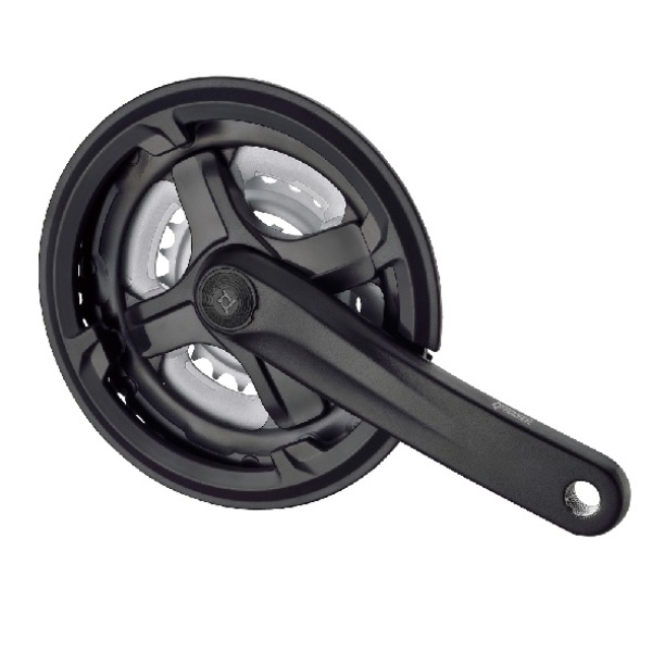 Шатуны Prowheel ТА-CM68 (42-34-24), L-170 мм черный/серебряный (ТА-СM68-black)
