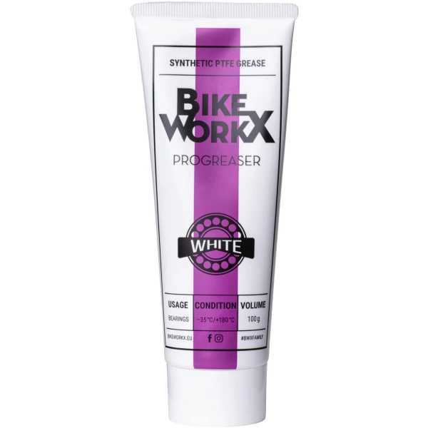 Густа мастило BikeWorkX Progreaser White, з PTFE, 100 г