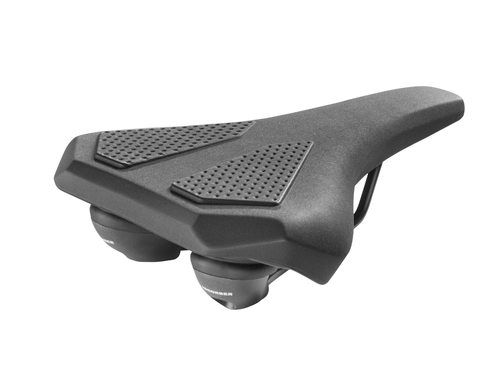 Седло Monte Grappa BMG CORVETTA S011 PLUS, с эластомерным демпфером, черный, 260х210 мм 1 Седло Monte Grappa BMG CORVETTA S011 PLUS, с эластомерным демпфером, черный, 260х210 мм