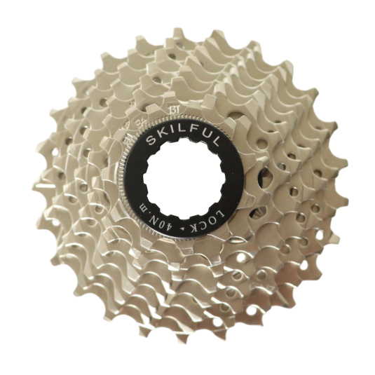 Кассета 8 SkilFul CS-R230 11-25T серебристый никилированная