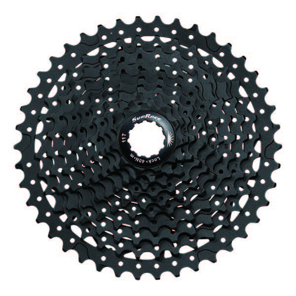 Кассета SunRace CSMS2 TAY E, 10 ск, 11-42Т, Black