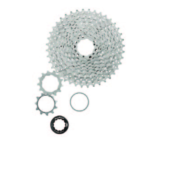 Кассета SunRace CSMS2 TAY X, 10 ск, 11-42T, Silver