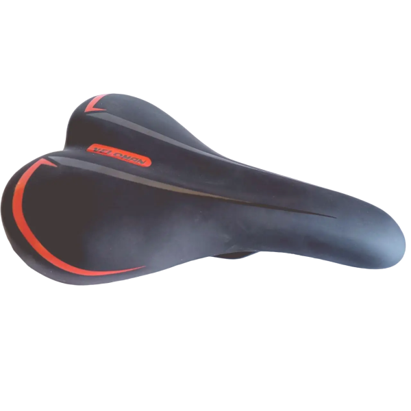 Седло Veloman MTB черное с красным (1602-red)