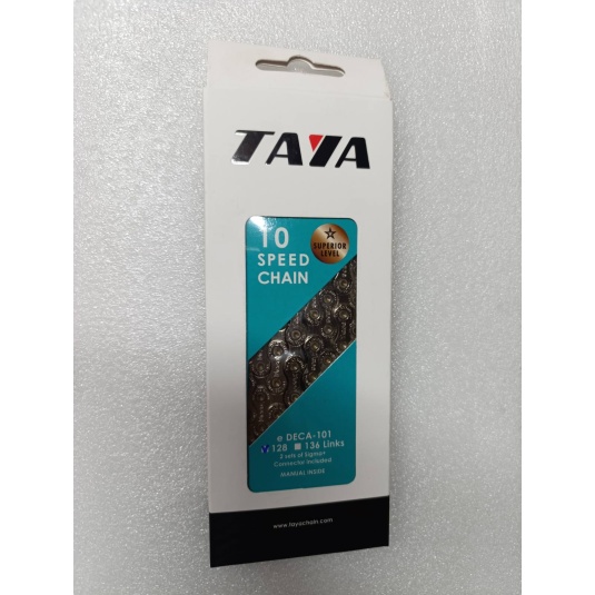 Цепь Taya eDECA-101 10 шв 1/2"X5/64", 128L, серебристый (LAN-126)