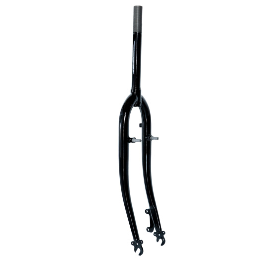Вилка 28" жесткая ST 1" шток-220мм резьб.  disc/v-br черный FSD