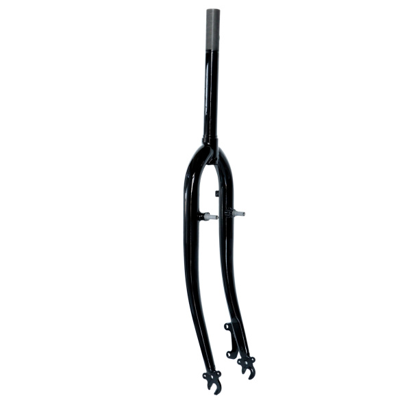 Вилка 28" жесткая ST 1" шток-220мм резьб.  disc/v-br черный FSD