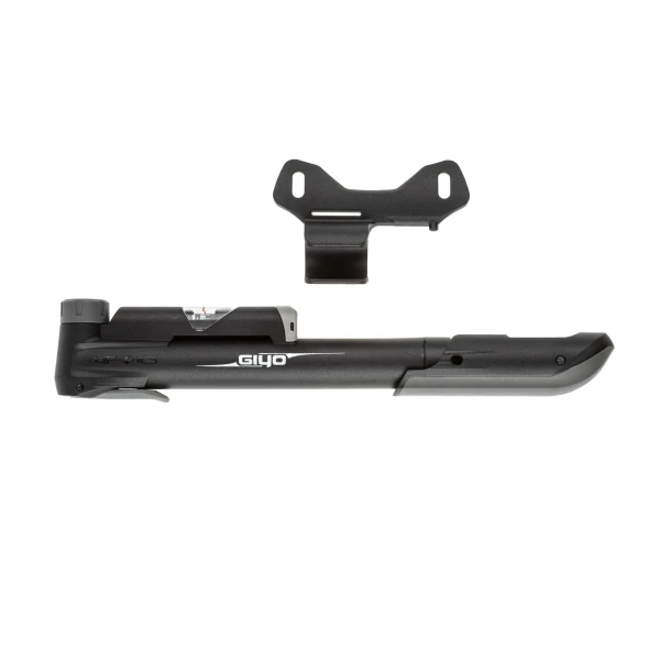 Насос компактный Giyo GP-43CP, пластик, манометр, умная головка, 24см, 120psi/8,3bar