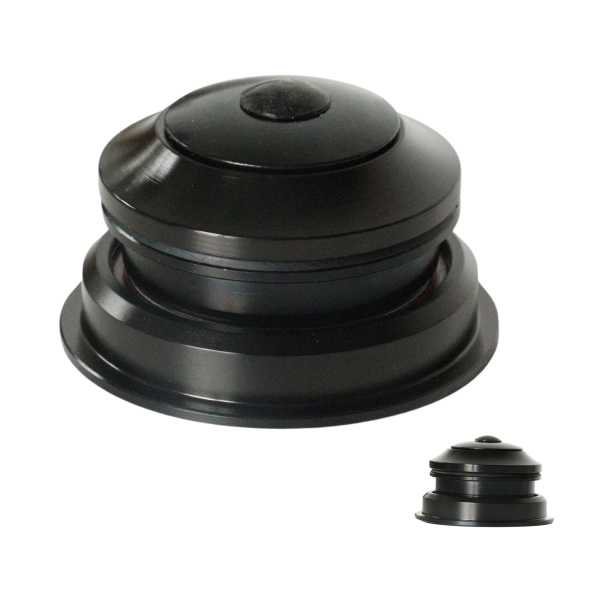 Рулевая колонка б/резьб.  п/интегр. 1-1/8”-1.5”" черный Kenli KL-B330 з переходником под конусный стакан для вилки  (30)