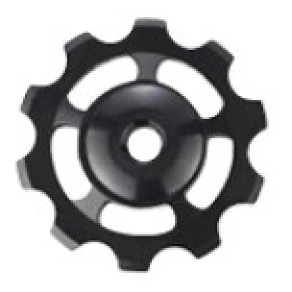 Ролик переключателя Kenli KL-4011A, алюминий, 10Т зубцов, пром, облегченный, черный