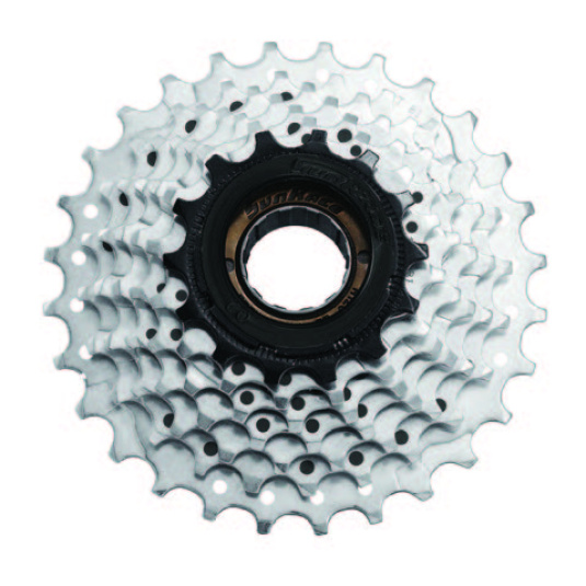 Трещотка SunRace MFM2A 6DS 1, 6 скоростей, 14-28T, Zinc/Black