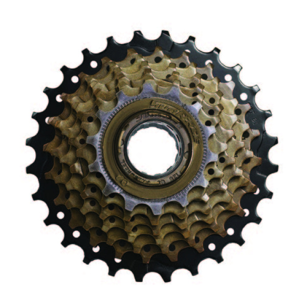 Трещотка SunRace MFM2A 6DS, 6 скоростей, 14-28T, Brown/Black