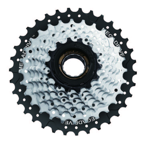 Трещотка SunRace MFM56 8CV E, 8 скоростей, 13-34T, Black