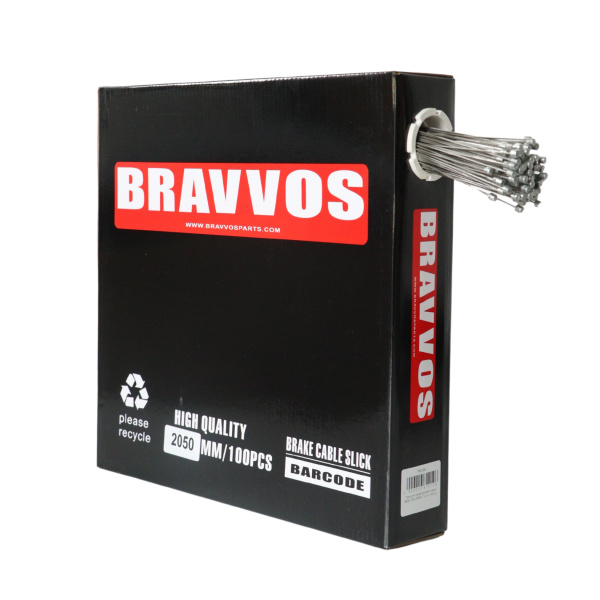 Трос для переключателя нерж. BRAVVOS 2050х1,1мм 100 шт.