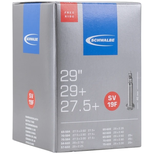 Камера Schwalbe SV19F FreeRide 29˝x2.10-3.00˝ (ETRTO 54/75-622) ніпель FV 40мм