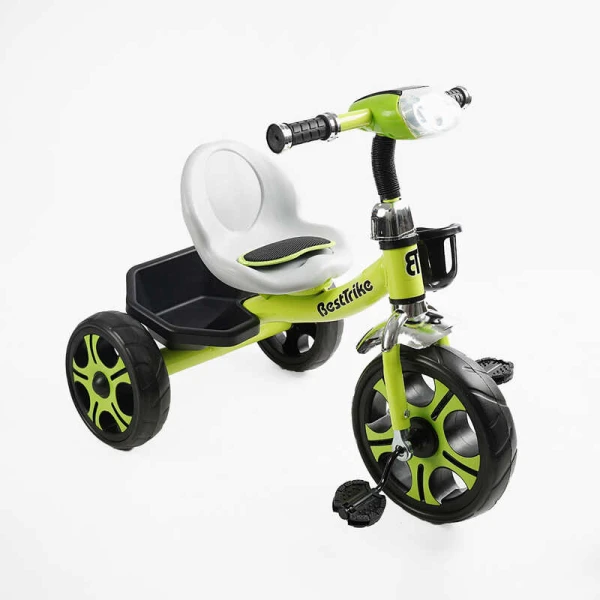 Велосипед  BS-25084 Best Trike 12’’, фара с музыкой и светом, корзина, в коробке