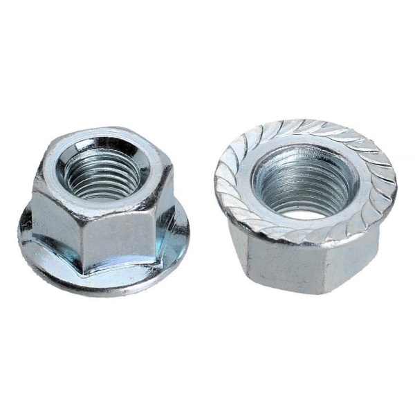 Гайка задней оси с флянцем, хромированная 1шт (C-PZ-0435)