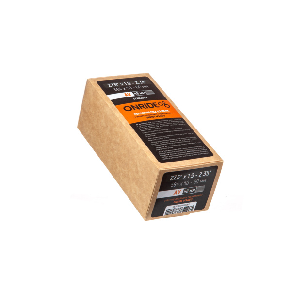 Камера ONRIDE с герметиком ONRIDE Mango 27,5x1.9-2.35" (584x50-60) AV 48