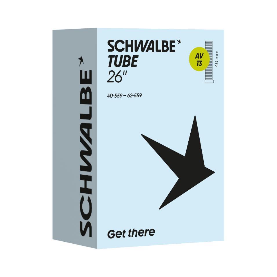 Камера Schwalbe AV 13 Standard 26" (40/62-559) 40мм AGV 1 Камера Schwalbe AV 13 Standard 26" (40/62-559) 40мм AGV