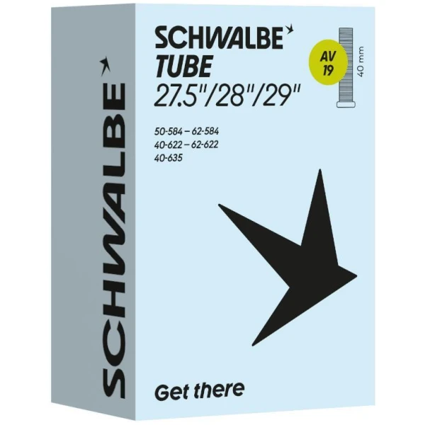 Камера Schwalbe AV 19 Standard 27,5/28/29" (40/62-584/635) 40мм AGV