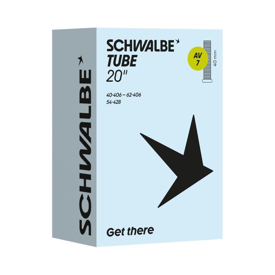 Камера Schwalbe AV 7 Standard 20" (40/62-406) 40мм AGV 1 Камера Schwalbe AV 7 Standard 20" (40/62-406) 40мм AGV
