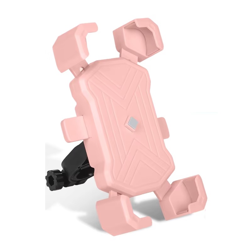 Велодержатель смартфона BauTech HW130 для телефона, авто фиксация, розовый (HW130) 1 Велодержатель смартфона BauTech HW130 для телефона, авто фиксация, розовый (HW130)