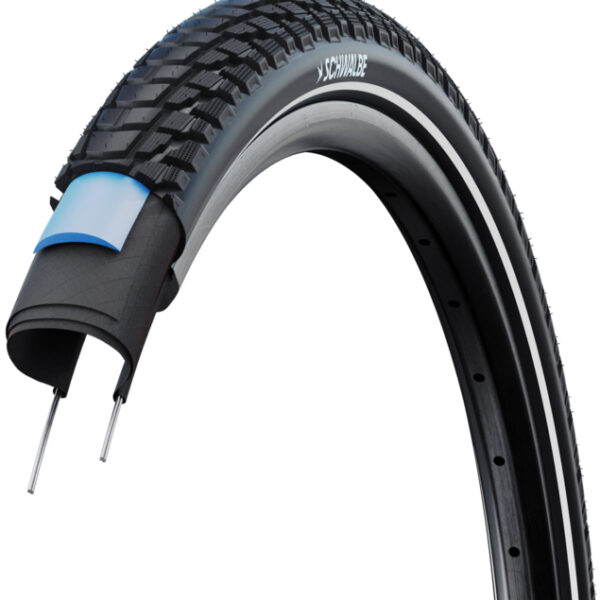 Покрышка 28x1.75 (47-622) Schwalbe MARATHON PLUS TOUR, SmartGuard, TwinSkin, B/B+RT HS619 ADDIX GREEN 67EPI 35B