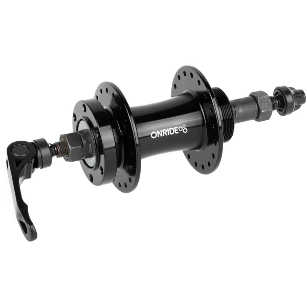 Втулка задняя ONRIDE Hub 10R, под трещотку, 36 отверстий, disc, шарики, 135 QR, черная