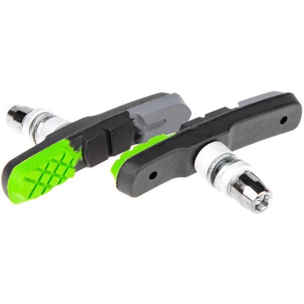 Тормозные колодки ONRIDE Molar, 72 мм, 3-х компонентные, зеленые (для V-brake) (polybag)