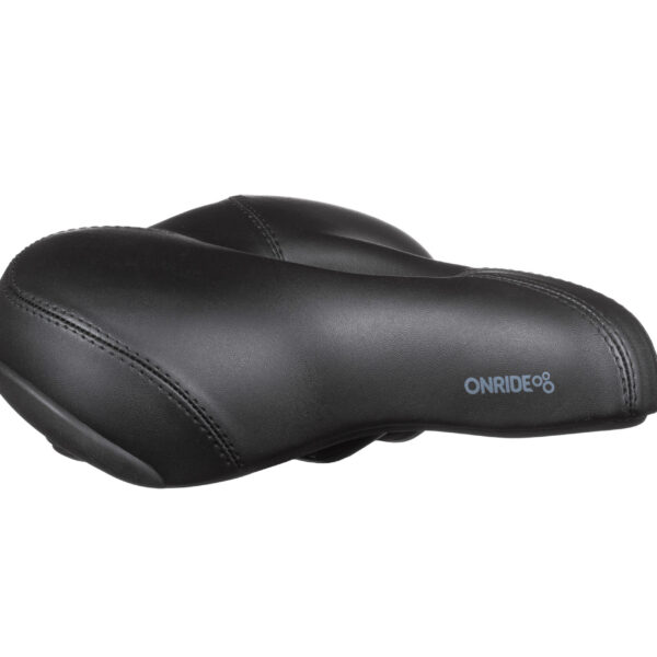 Седло ONRIDE Seam, стальные рамки, 255х210 мм, с эластомером, черный