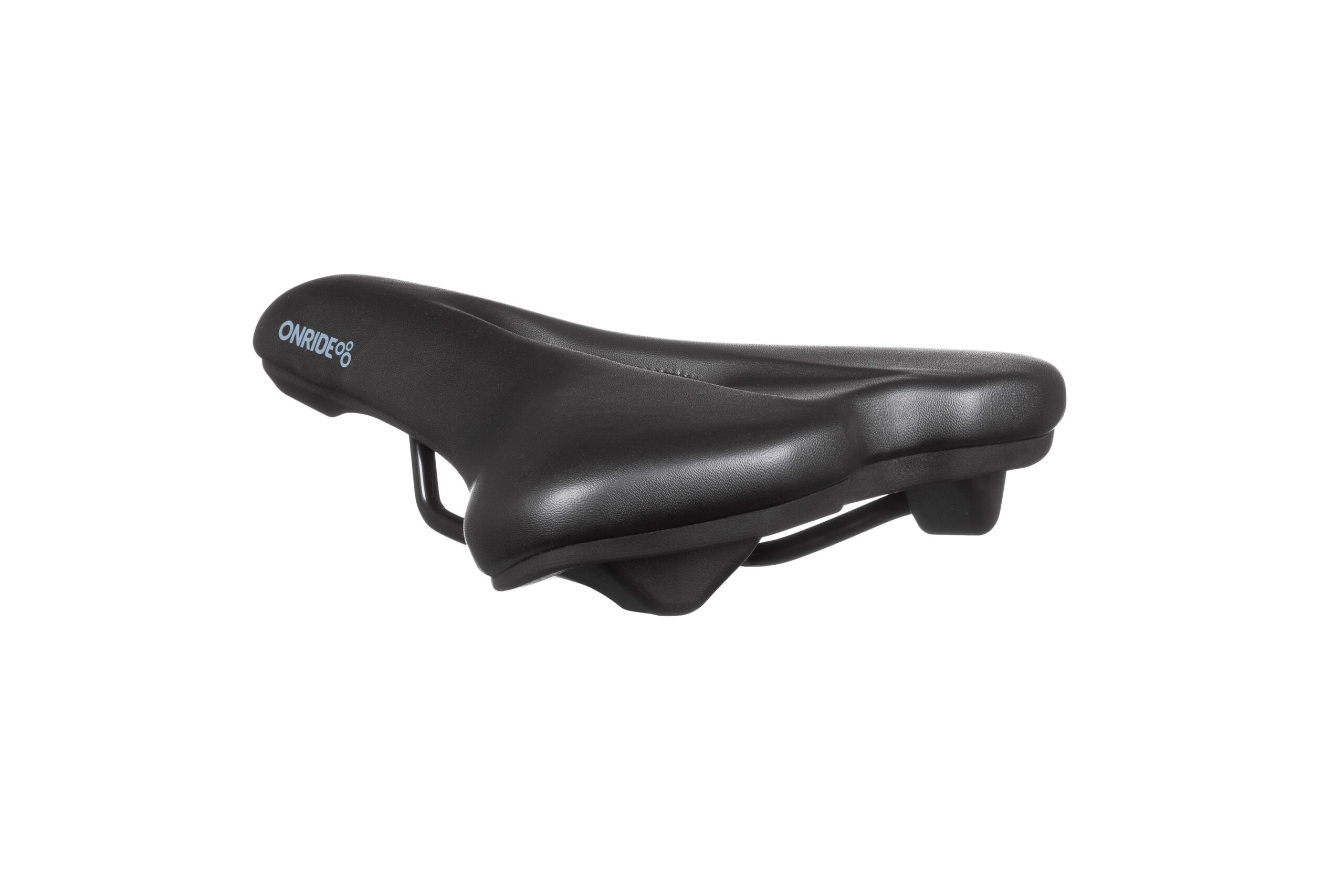 Седло ONRIDE Plucky, стальные рамки, 250х195 мм, с отверстием, черный 2 Седло ONRIDE Plucky, стальные рамки, 250х195 мм, с отверстием, черный