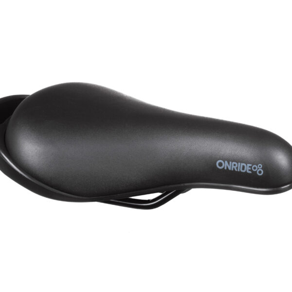 Седло ONRIDE Vector, стальные рамки, 247х143 мм, детский, черный